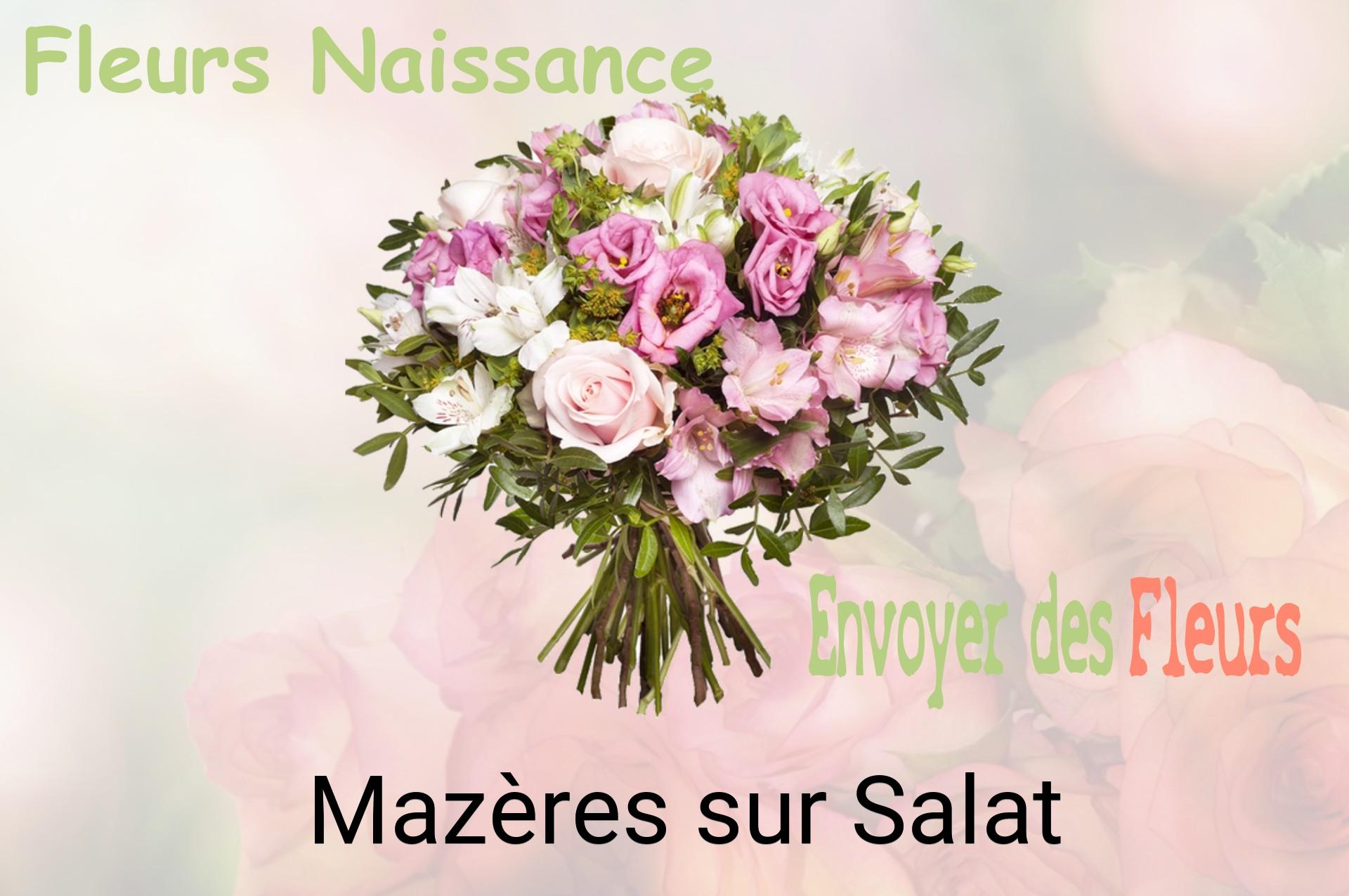 Bouquet de fleurs de naissance livré à Mazères-sur-Salat